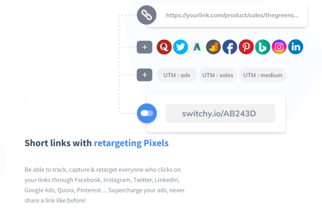Retargeting pixels