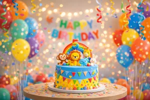 Birthday cake for baby