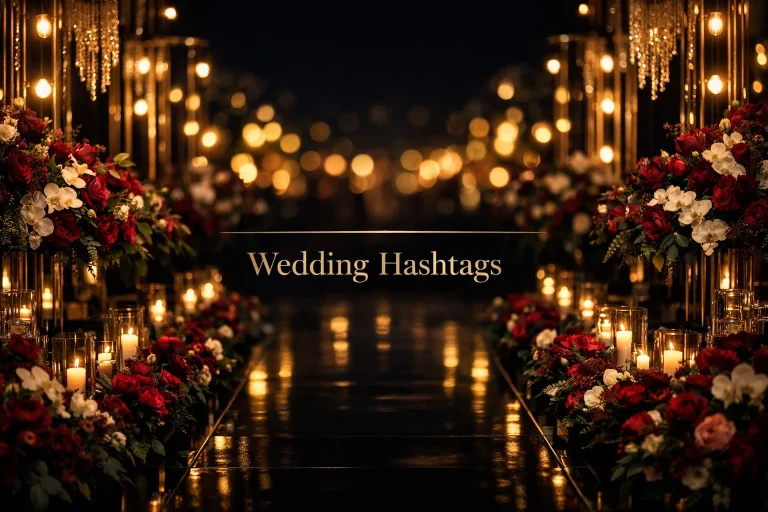 Wedding hashtags